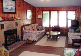 Lake Champlain rentals living room fireplace