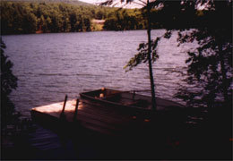 Dock on Fern Lake.