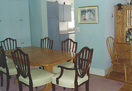 Woodstock Vermont rentals dining room